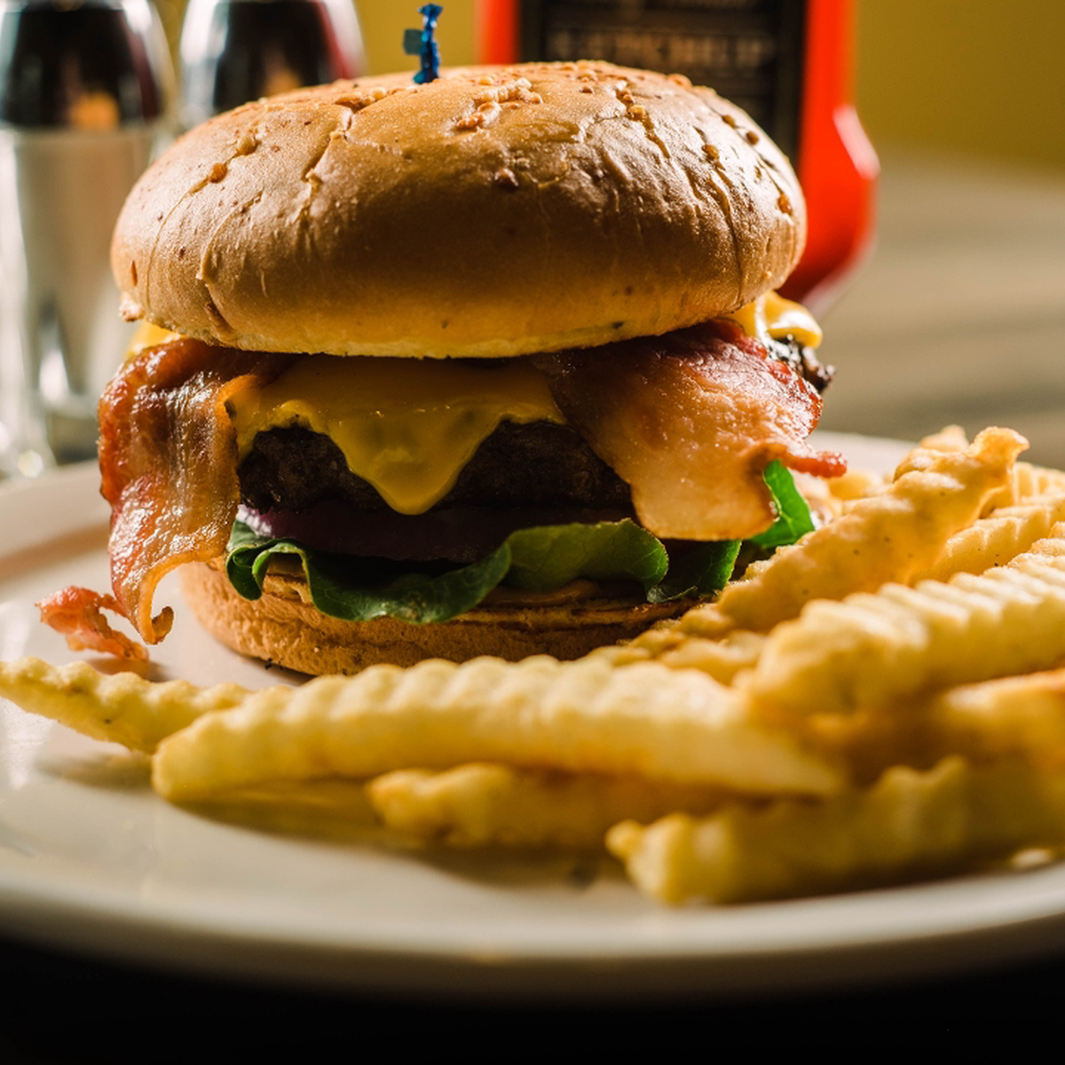 "PB\u0026J Bacon Cheeseburger"