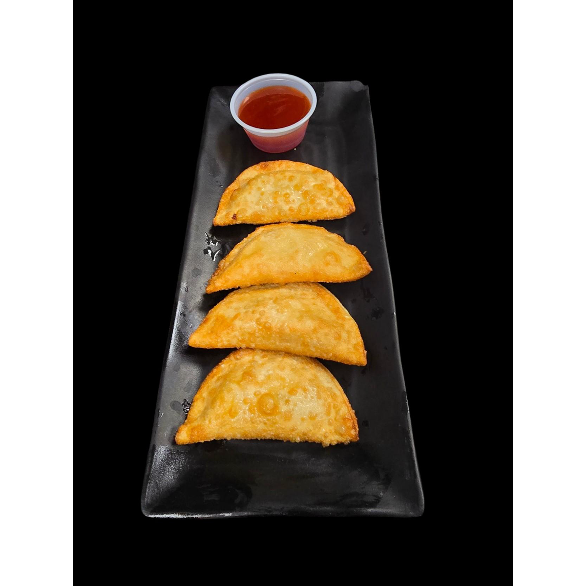 "Duck Bacon Wontons"