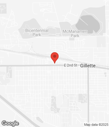 Map of 113 S Gillette Ave, Gillette, WY 82716
